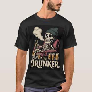 Drunker - Vintagen Tarot Stil Tee
