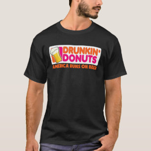 Drunkin grownups America springa on Beer Shirt åt  T