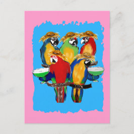 Drunkin Parrots Vykort