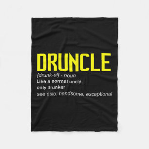 Drunkle Definition Worlds Best farbror nånsin Funn Fleecefilt