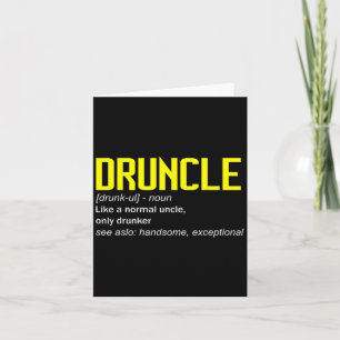Drunkle Definition Worlds Best farbror nånsin Funn Kort