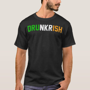 drunknande ireland flagga t shirt