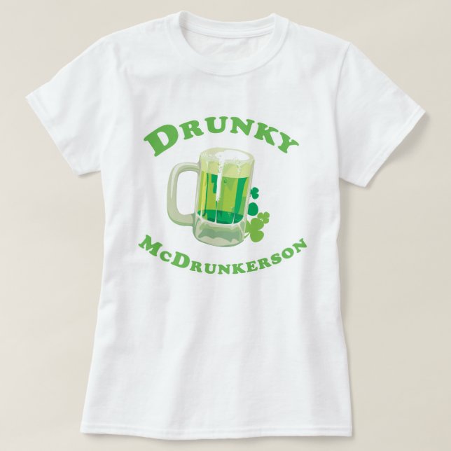 DRUNKY MCDRUNKERSON T-Shirt (Design framsida)