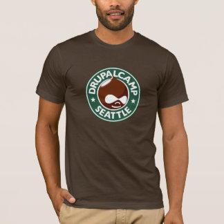 Drupal läger Seattle - mörkbrunt Tee