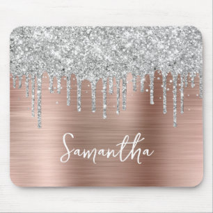 Druplande Silver Glitter Roséguld Glam Musmatta