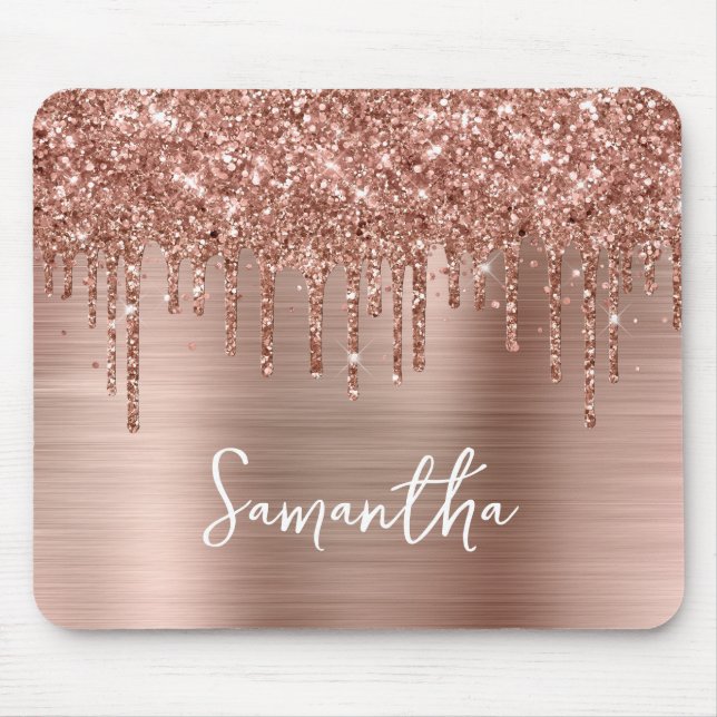 Drupljus Rosa Guld Glam Musmatta (Framsidan)