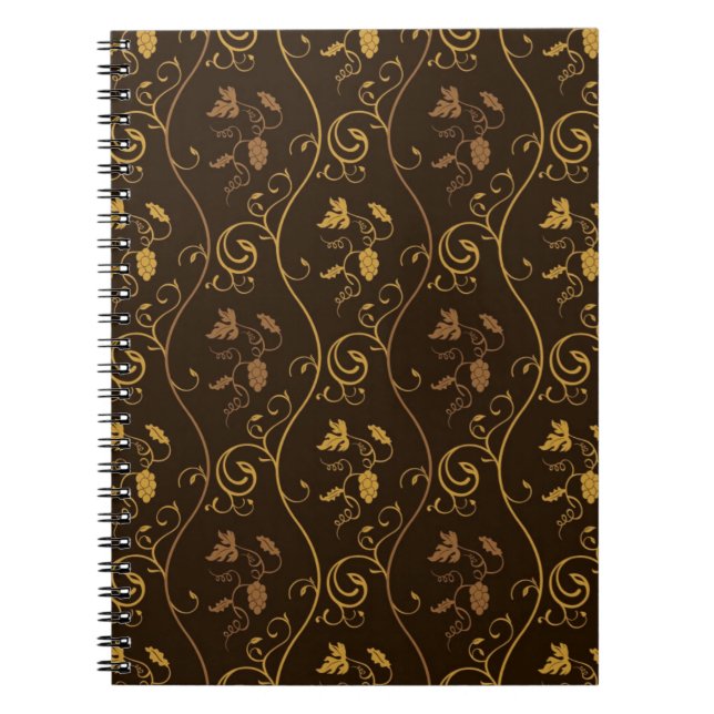 Druvadécor Anteckningsbok Med Spiral (Framsidan)