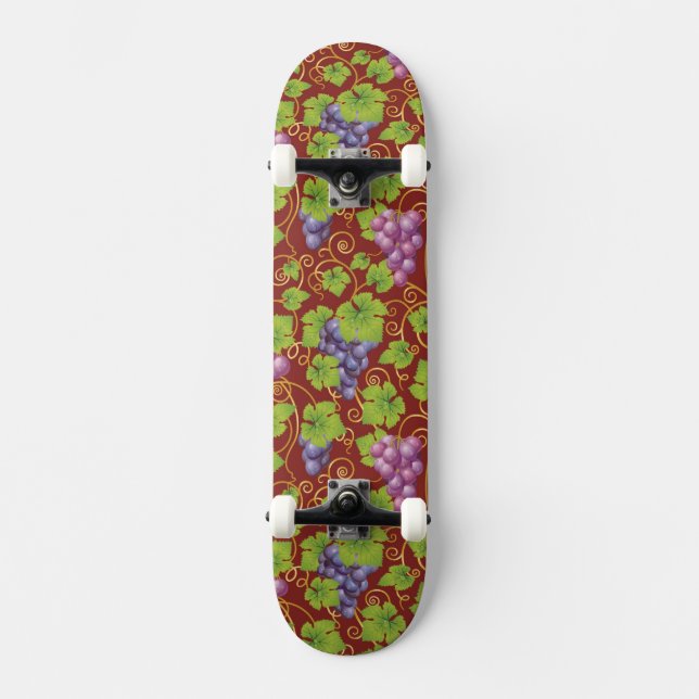 Druvamönster Skateboard Bräda 19,5 Cm (Framsida)