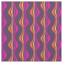 Druvförväntningar Groovy Lila Disco-mönstrad