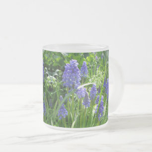 Druvhyacint Frosted Glass Mugg