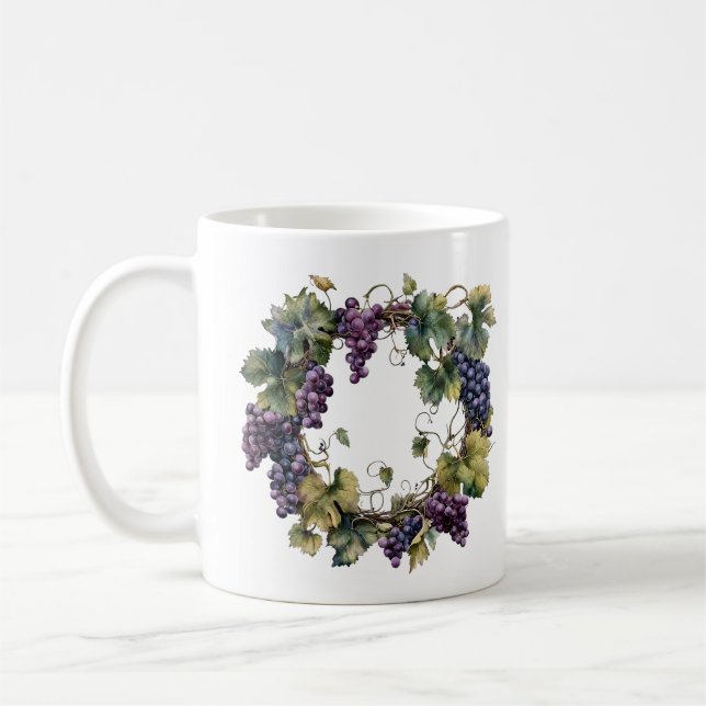 Druvkrans Kaffe Mugg (Vänster)