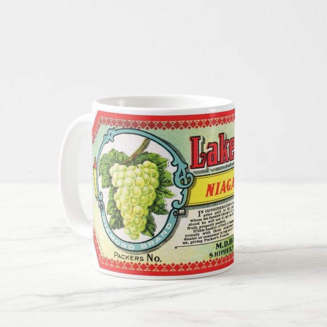Druvmugg Kaffemugg (Framsida vänster)