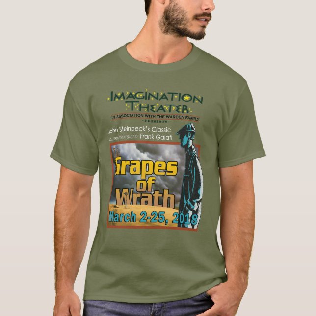 Druvor av vredeT-tröja Tee Shirt (Framsida)