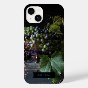 Druvor, botaniskt stillliv, iphone case