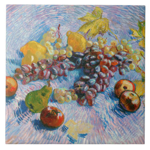 Druvor, citroner, päron och äpplen, Van Gogh Kakelplatta