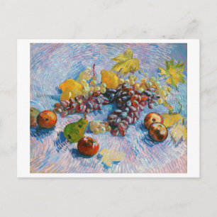 Druvor, citroner, päron och äpplen, Van Gogh Vykort