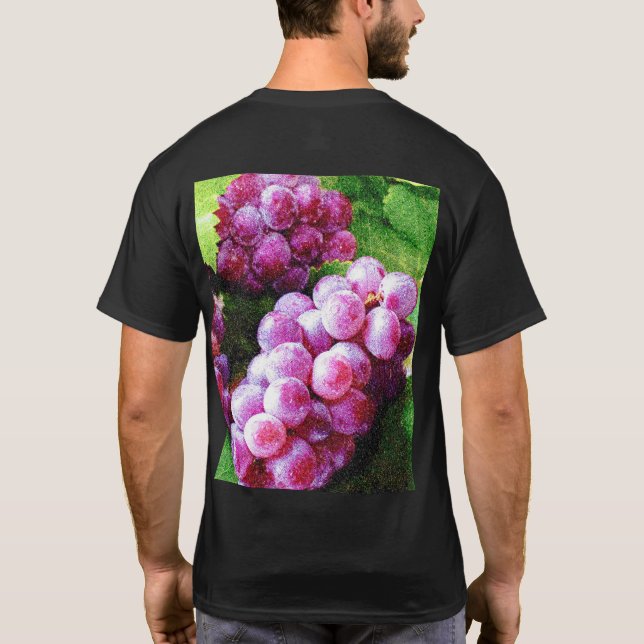 "Druvor Fruit Plant" Cute Photo. Köp nu T Shirt (Baksida)
