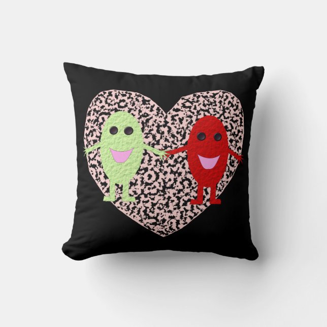 Druvor i Kärlek Pillow Kudde (Framsida)