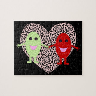 Druvor i Kärlek Puzzle Pussel