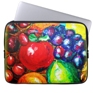Druvor, kalk, Orange, äppelfrukt. Köp nu Laptop Fodral