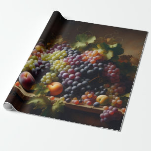 Druvor och färgreducering presentpapper