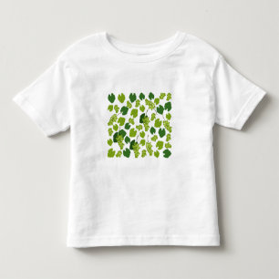 Druvor och Löv Mönster T Shirt