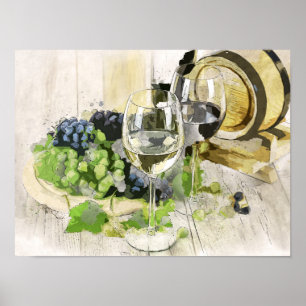 druvor och vin poster