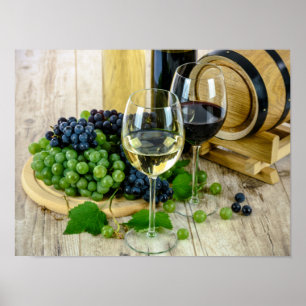 druvor och vin poster