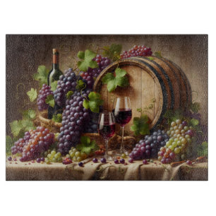 Druvor och Vin stillliv