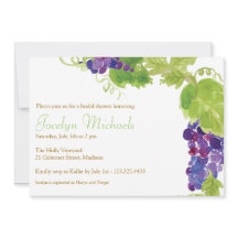 Druvor på inbjudan till vinpart