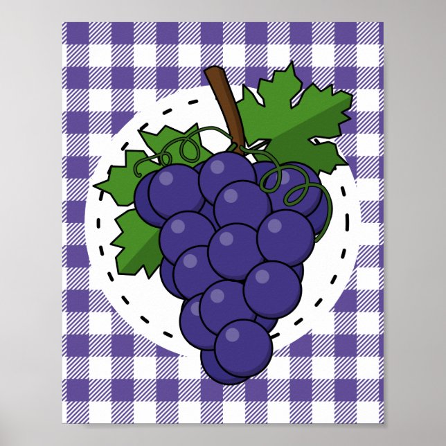 Druvor på White Violet Play Poster (Framsidan)