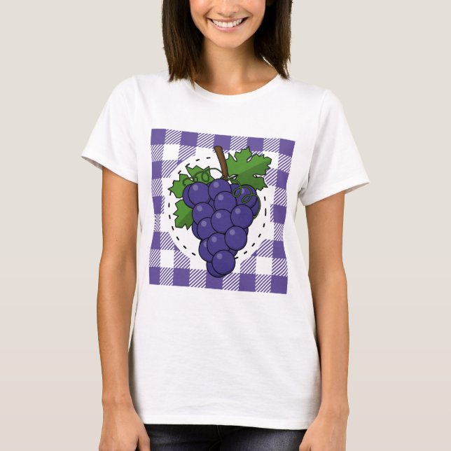 Druvor på White Violet Play T Shirt (Framsida)