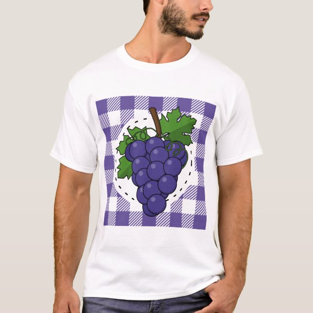 Druvor på White Violet Play T Shirt (Framsida)