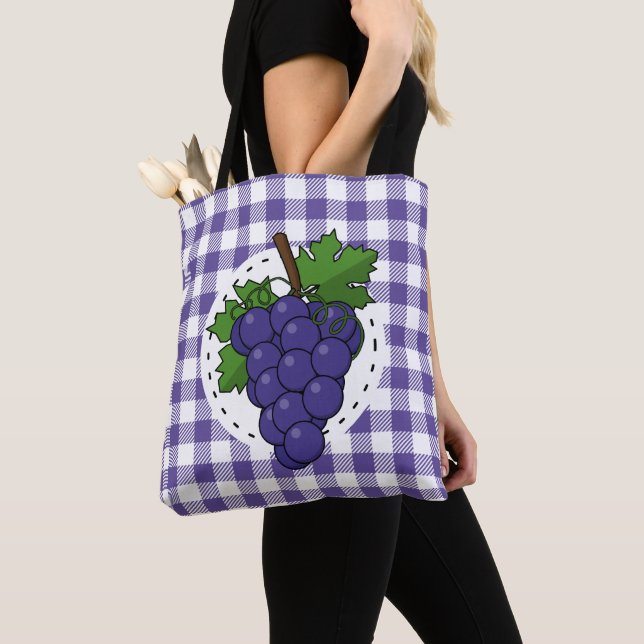 Druvor på White Violet Play Tygkasse (Närbild)