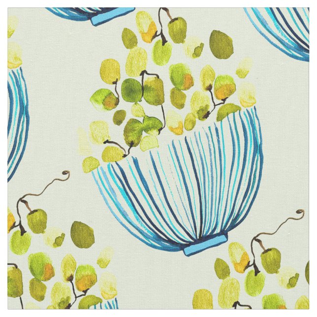 druvor, vattenfärgsfrukt tyg (Närbild)