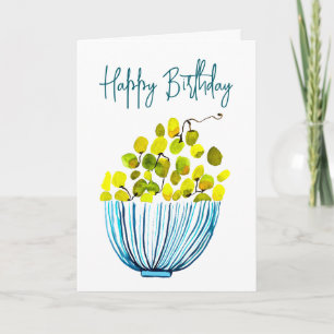 Druvor, vattentorkare, söt frukt kort