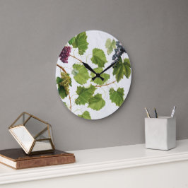 Druvor Vineyard Mediterranean Greece Island Stor Klocka