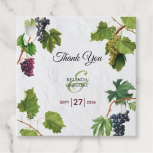 Druvor Vineyard Mediterranean Grekiska ön Bröllop Gåvor Etiketter