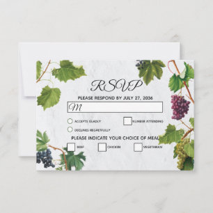 Druvor Vineyard Mediterranean Grekiska ön Bröllop OSA Kort