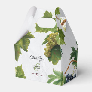 Druvor Vineyard Mediterranean Grekiska ön Bröllop Presentaskar