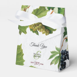 Druvor Vineyard Mediterranean Grekiska ön Bröllop Presentaskar