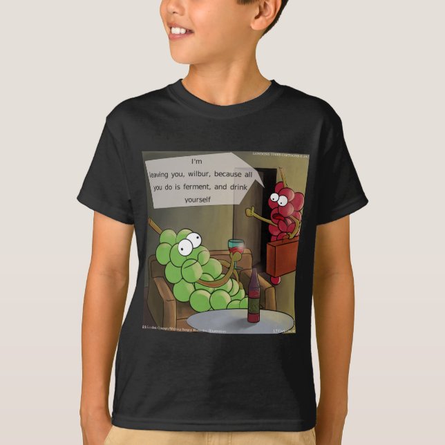 Druvskilsmässor Roligt Tee Shirt (Framsida)