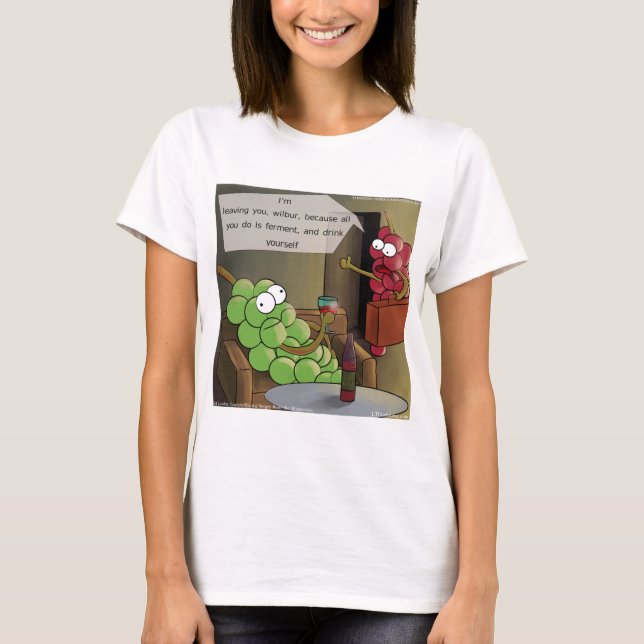 Druvskilsmässor Roligt Tee Shirt (Framsida)