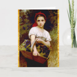 Druvskördare, födelsedag kort