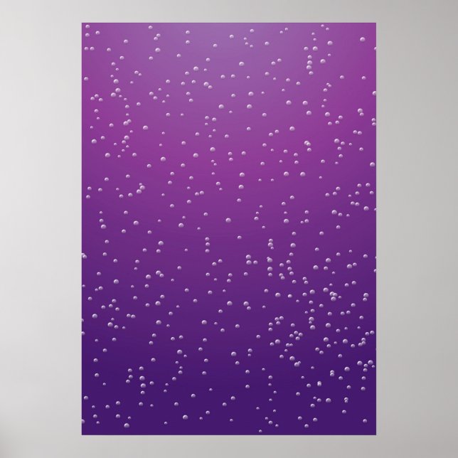 Druvsoda med små bubblor, bakgrundsbild poster (Framsidan)