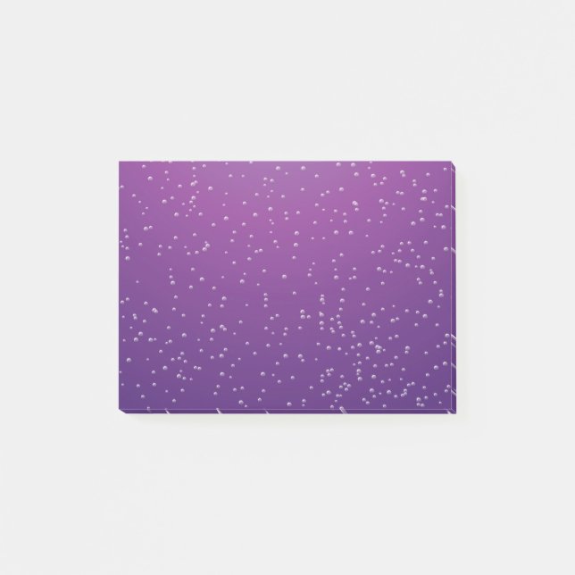 Druvsoda med små bubblor Bakgrundskonst Post-it Block (Framsida)