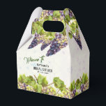 Druvträdgård Medelhavsträdgård Bröllop Presentaskar<br><div class="desc">Druvor inklädda i gröna blad.</div>