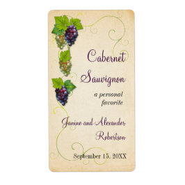 Druvvin Vin Flaska Fraktsedel