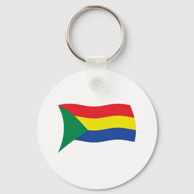 Druze Flagga Keychain Nyckelring (Framsida)