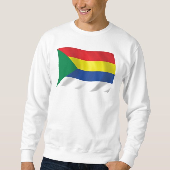 Druze Flagga Tröja Lång Ärmad Tröja (Framsida)